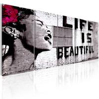 Schilderij - Banksy: Life is Beautiful - thumbnail