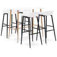 5-delige Barset wit - thumbnail