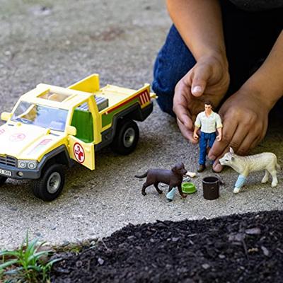 Set boerderijdierenartsbezoek 12-delig - met boerderijdieren, voertuig en dierenarts - SCHLEICH - 42503 FARM WORLD - thumbnail