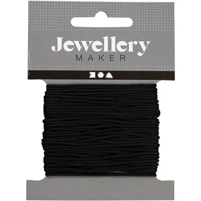 Creativ Company Macrame koord zwart, 10m - thumbnail