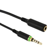 Waterdichte bescherming hoofdtelefoon Adapter plug vervangende 3.5mm vrouwtje naar mannetje kabel met afsluitkap voor iPhone 6 & 6 Plus, Lengte: 14cm - thumbnail