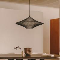 Kave Home Hanglamp 'Makai' 87cm, kleur Zwart - thumbnail