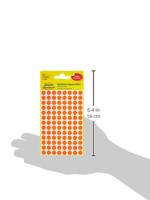 Avery Gekleurde Markeringspunten, neon rood, Ø 8,0 mm, permanent klevend - thumbnail