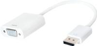 LogiLink CV0059B Adapter [1x DisplayPort stekker - 1x VGA-bus] Wit 15.00 cm - thumbnail