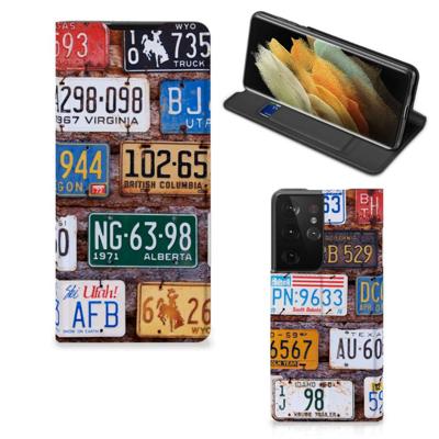 Samsung Galaxy S21 Ultra Stand Case Kentekenplaten Samsung Galaxy S21 Ultra Stand Case Kentekenplaten