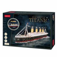 Houten Kinderpuzzel CubicFun Titanic 3D 266 Onderdelen - thumbnail