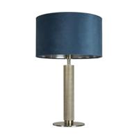 Searchlight TafellampLondon goud met blauwe kap - EU65721TE - thumbnail