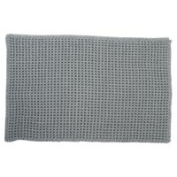 Badmat Differnz Wafel 50x80 cm Katoen Grijs Differnz - thumbnail