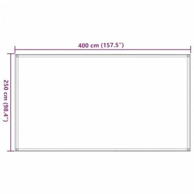 VidaXL Tenttapijt 250x400 cm antraciet - thumbnail