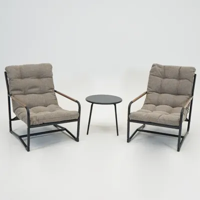 Vita Como loungestoel + bijzettafel