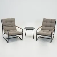 Vita Como loungestoel + bijzettafel - thumbnail