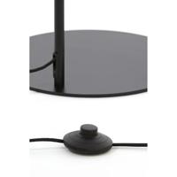 Light & Living Vloerlamp 'Solna' 160cm hoog, kleur Smoke/Mat Zwart - thumbnail