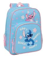 Schoolrugzak Lilo & Stitch Happy Hemelsblauw 26 x 34 x 11 cm - thumbnail