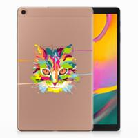 Samsung Galaxy Tab A 10.1 (2019) Tablet Back Cover Cat Color - thumbnail