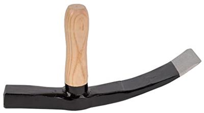 Straathamer 7 cm met houten steel