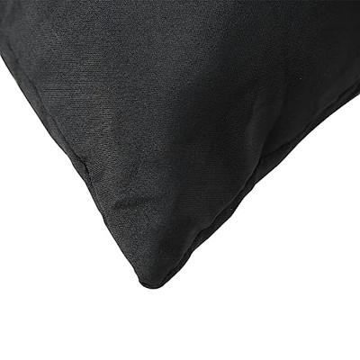 VidaXL Palletkussens 3 st stof zwart