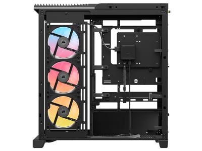 PC-behuizing - CORSAIR - FRAME 4500X RS-R ARGB gehard glazen mid-tower - 2 koellichamen - zwart