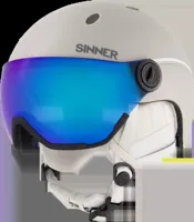 Sinner Titan Visor Helm Matte Light Grey M - thumbnail