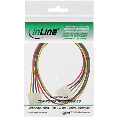 InLine 29650 0.3m Multi kleuren electriciteitssnoer