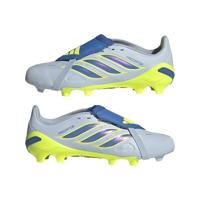 adidas Predator League FT Gras Voetbalschoenen (FG) Kids Lichtblauw Blauw Geel - thumbnail