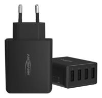 Ansmann HomeCharger HC430 USB-oplader 30 W 4x USB-A Wit Binnen - thumbnail