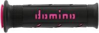 Domino rubber handvat "a250" rubber grip a250 black/pink 120/125mm open - thumbnail