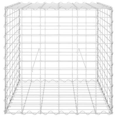 VidaXL Gabion plantenbak verhoogd kubus 60x60x60 cm staaldraad
