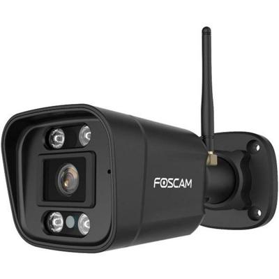 Foscam v5p, 3k/5mp dual-band wifi camera met geluid- en lichtalarm (zwart)