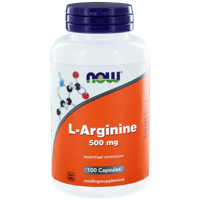 NOW L-Arginine 500mg Capsules - thumbnail