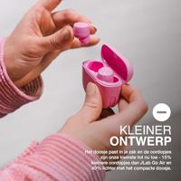 JLab Go Air Pop Hoofdtelefoons True Wireless Stereo (TWS) In-ear Oproepen/muziek Bluetooth Roze - thumbnail