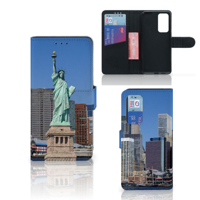 Huawei P40 Flip Cover Vrijheidsbeeld - thumbnail