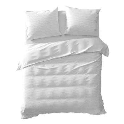 Yellow Luxor Dekbedovertrek - Lits-jumeaux (260x200/220 Cm + 2 Slopen) - Percal Katoen - Wit Yellow Luxor Dekbedovertrek - Lits-jumeaux (260x200/220 Cm + 2 Slopen) - Percal Katoen - Wit