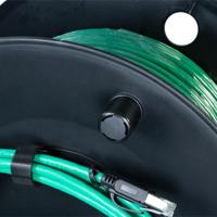 LogiLink RJ45 Netwerk Kabelhaspel CAT 6A S/FTP 80 m Groen - thumbnail