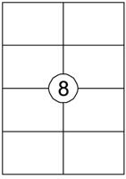 Etiket Quantore 105 x 74 mm 800 stuks - thumbnail