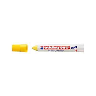Viltstift edding 950 pasta rond 10mm geel | 10 stuks