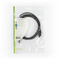 Optische Audiokabel | TosLink Male - 3,5 mm Optisch Male | 2,0 m | Zwart - thumbnail