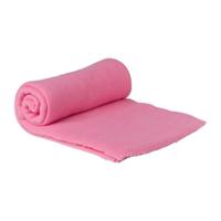 Fleece deken - fuchsia - 160x130 cm - thumbnail