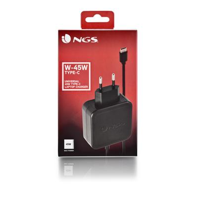 Laptop oplader NGS 45W Auto USB-C 45 W - thumbnail
