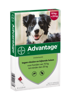 Advantage Hond 250, 10 - 25 kilo 4 pipetten - thumbnail
