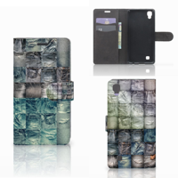 Wallet Case met Pasjes LG X Power Spijkerbroeken - thumbnail