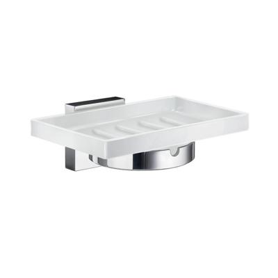 Zeephouder Smedbo House met Porselein Schaal Chroom Smedbo Zeephouder Smedbo House met Porselein Schaal Chroom Smedbo