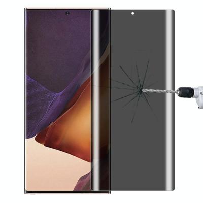 Voor Samsung Galaxy Note20 Ultra 9H 3D Gebogen Anti-gluren full screen gehard glas film