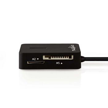 Nedis CRDRU2300BK Kaartlezer Multicard Usb 2.0