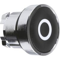 Schneider Electric ZB4BA232 ZB4BA232 Terugstelbaar (Ø) 22 mm O Chroom, Zwart 1 stuk(s) - thumbnail