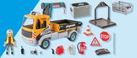 PLAYMOBIL Action Heroes vrachtwagen met kraan 71750 - thumbnail