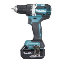 Makita accu boor-/schroefmachine - DDF484RTJ - 18V - 2x5.0 Ah accu en snellader - in Mbox - thumbnail