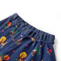 Kinderrokje dierenprint 92 marineblauw - thumbnail