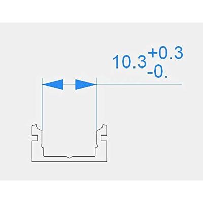 Deko Light 970007 AU-01-08 U-profiel Aluminium (b x h x d) 14 x 7 x 2000 mm 2 m Deko Light 970007 AU-01-08 U-profiel Aluminium (b x h x d) 14 x 7 x 2000 mm 2 m