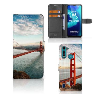 Motorola G8 Power Lite | Flip Cover | Golden Gate Bridge