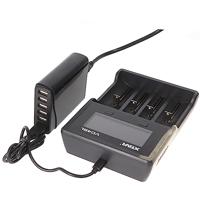 XTAR VC4SL batterijlader voor Li-ion / Ni-MH / Ni-CD 18650 cilindrische batterijen - thumbnail